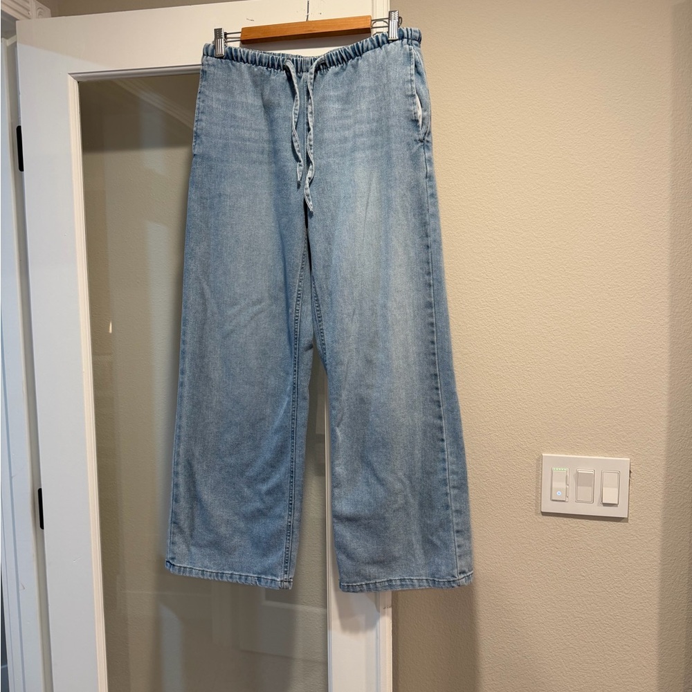 Vanilla Star Women's Light Blue Flare Jeans